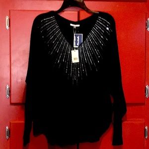 Rhinestone sweater
